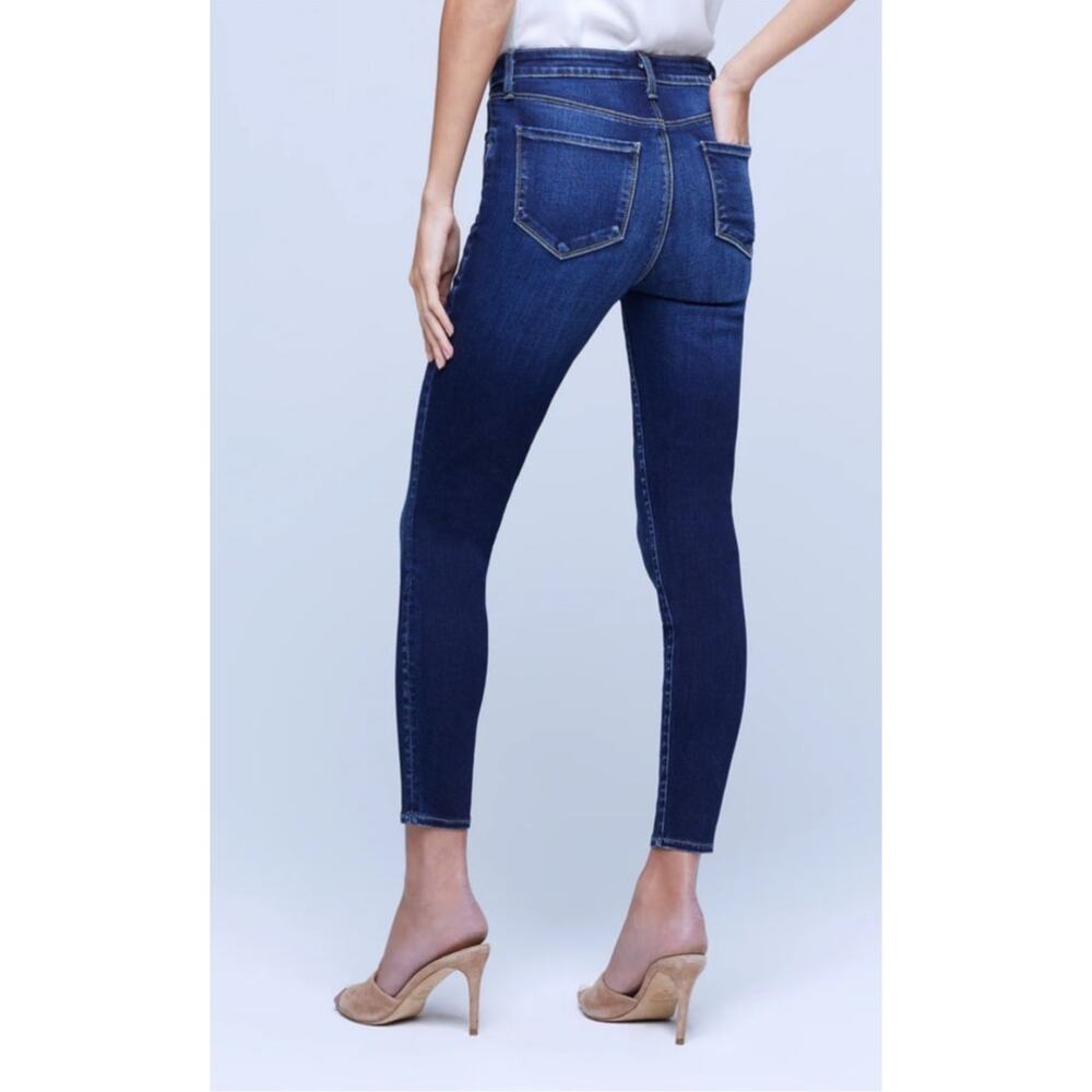 L'Agence Women's Jeans Size 27 Margot High‎ Rise Skinny Blue Denim - Picture 11 of 11